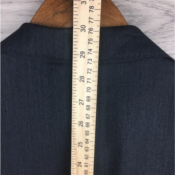 Lubiam x Vitale Barberis Canônico Men 42R Unstructured Herringbone 2-Button Coat - Picture 7 of 16